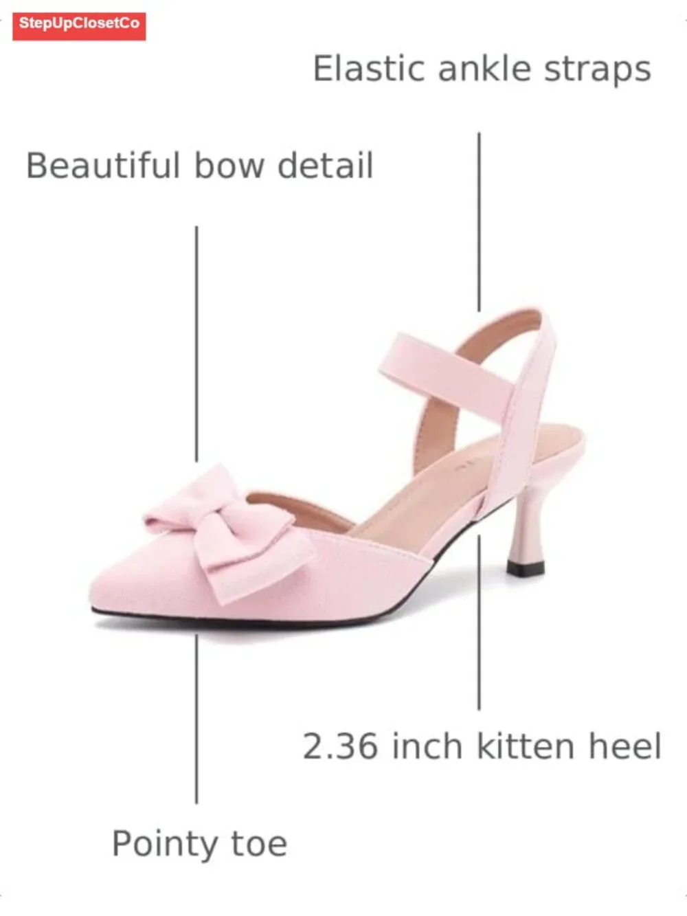N/A elegant pointed